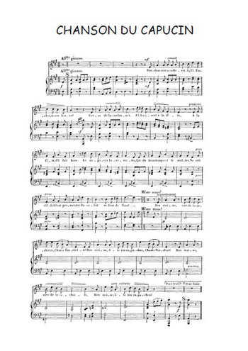 Chanson du capucin